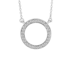 Collar color plata